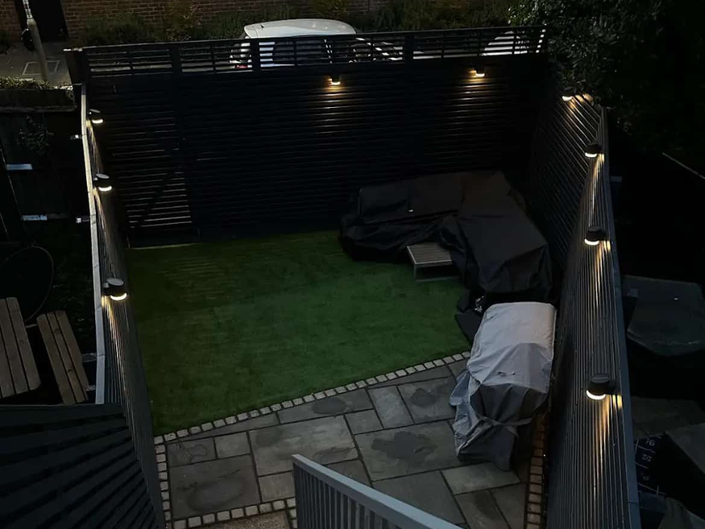 Beautiful landscaped garden